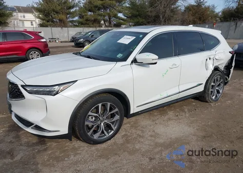 2022 Acura Mdx Technology Package z USA, uszkodzony, nr VIN 5J8YE1H4XNL017011